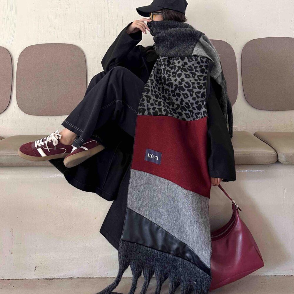 شالگردن تکه دوزی چری Cherry